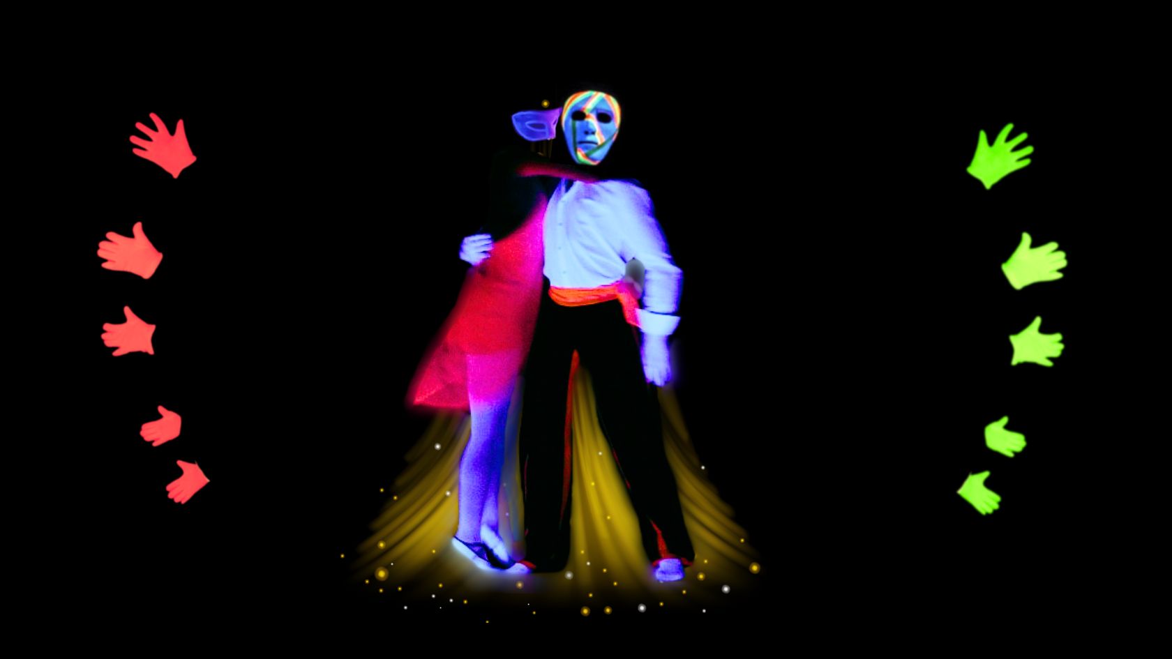 HILT black light shows