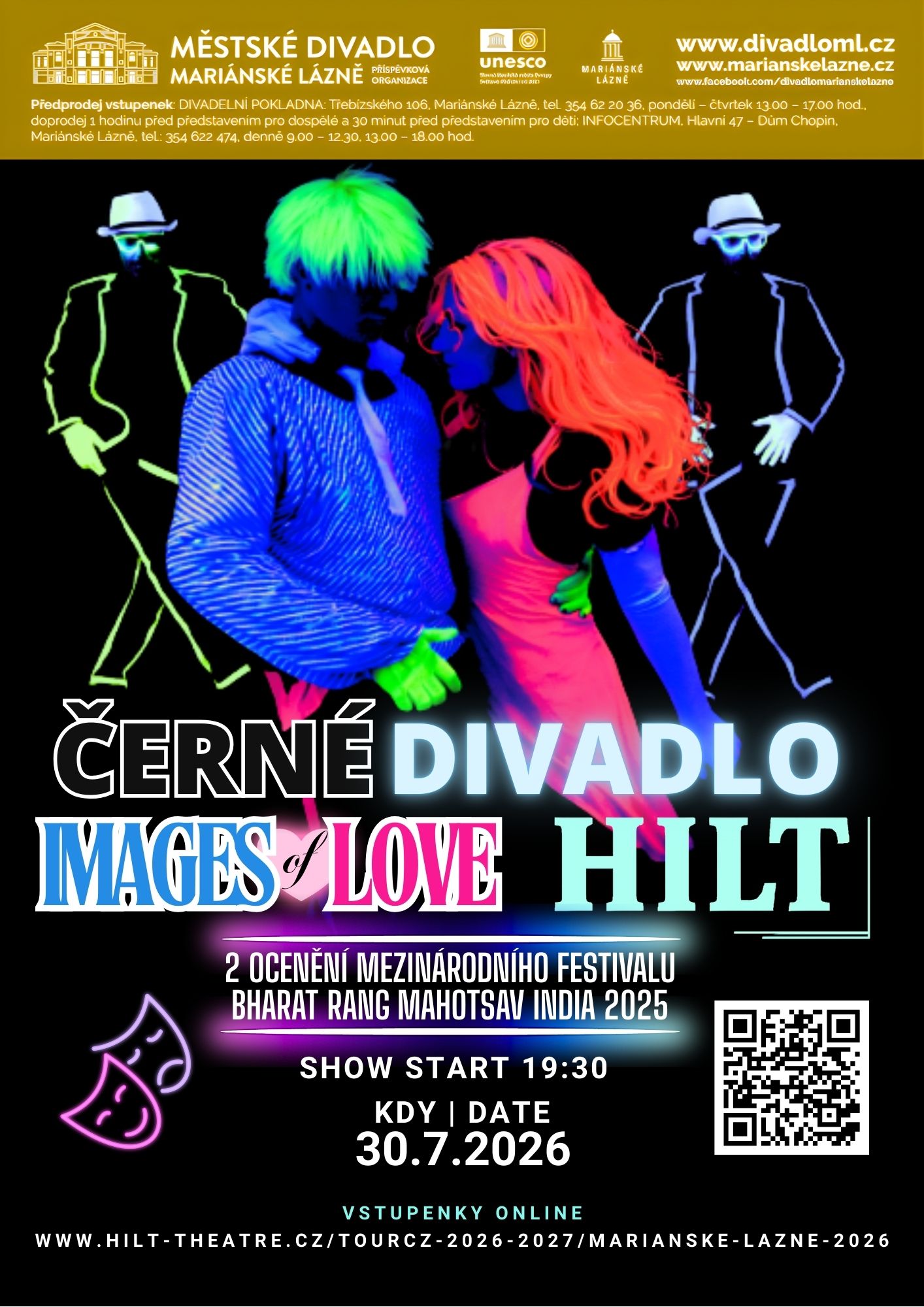 HILT Black Light Theatre – Mariánské Lázně