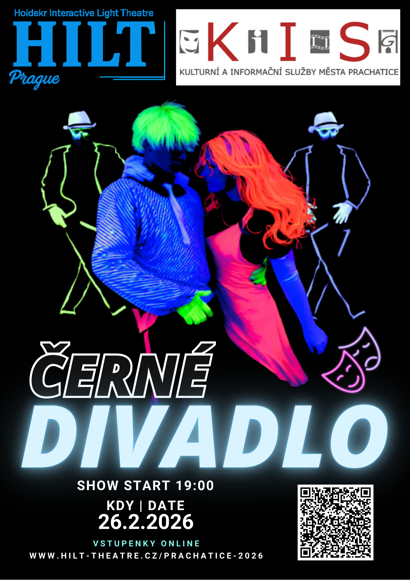 Černé divadlo HILT – Prachatice 2026