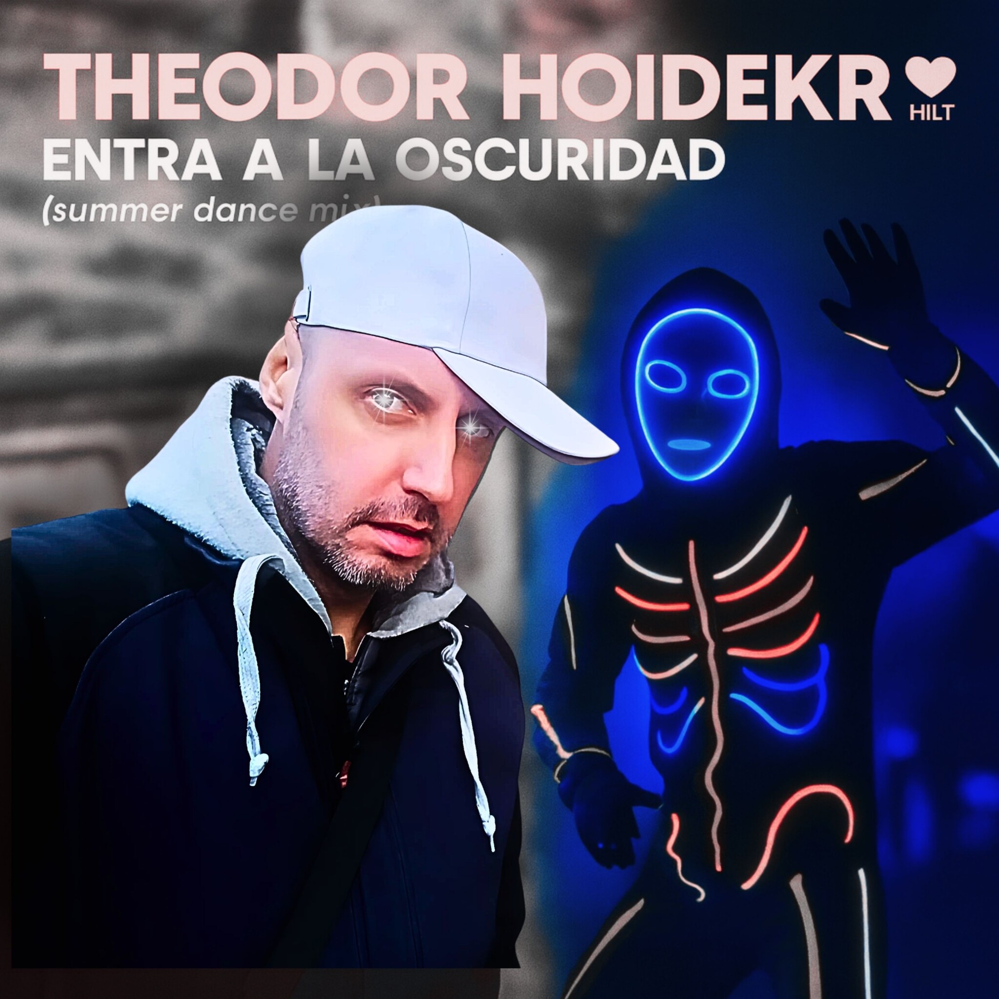Single cover — Entra a la Oscuridad (summer dance mix)
