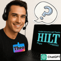 Assistant chat HILT black light theatre